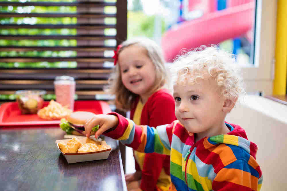 toddlers fast food